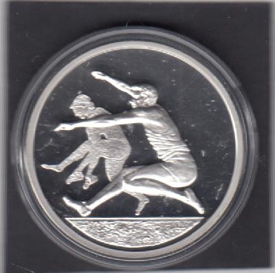 Beschrijving: 10 Euro S-OLYMPIC LONG JUMP    